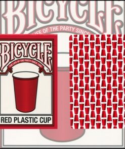 Bicycle Red Plastic Cup