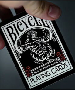 Jeu Bicycle Black tiger red