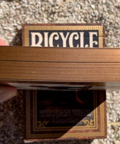 Alternative view of Jeu Bicycle Trojan War (tranches dorées)