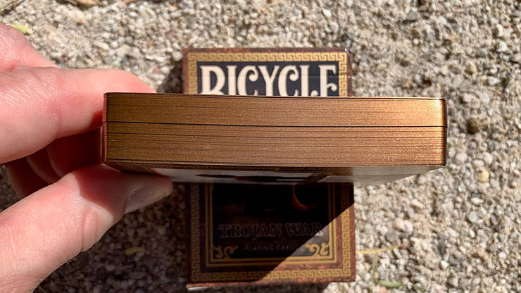 Jeu Bicycle Trojan War (tranches dorées) – Image 2