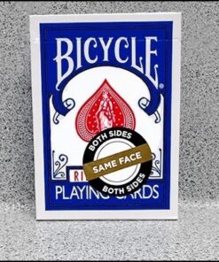 bicycle two faced blue uspcc