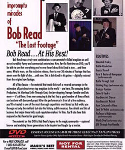 Alternative view of The Impromptu Miracles of Bob Read - The Lost Footage