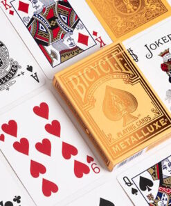 Alternative view of Jeu Bicycle Metalluxe Orange