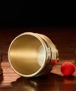 Cups and Balls Set With Black Matt Inner (gobelets, laiton) – Image 3