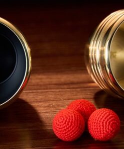 Cups and Balls Set With Black Matt Inner (gobelets, laiton) – Image 5