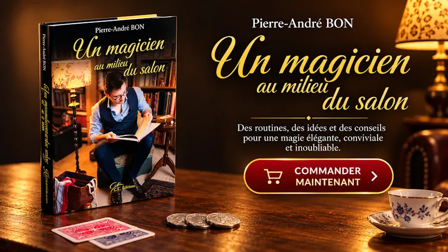 Un magicien au milieu du salon